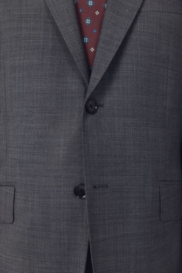 Cortefiel Americana traje dynamic estructura gris Gris oscuro
