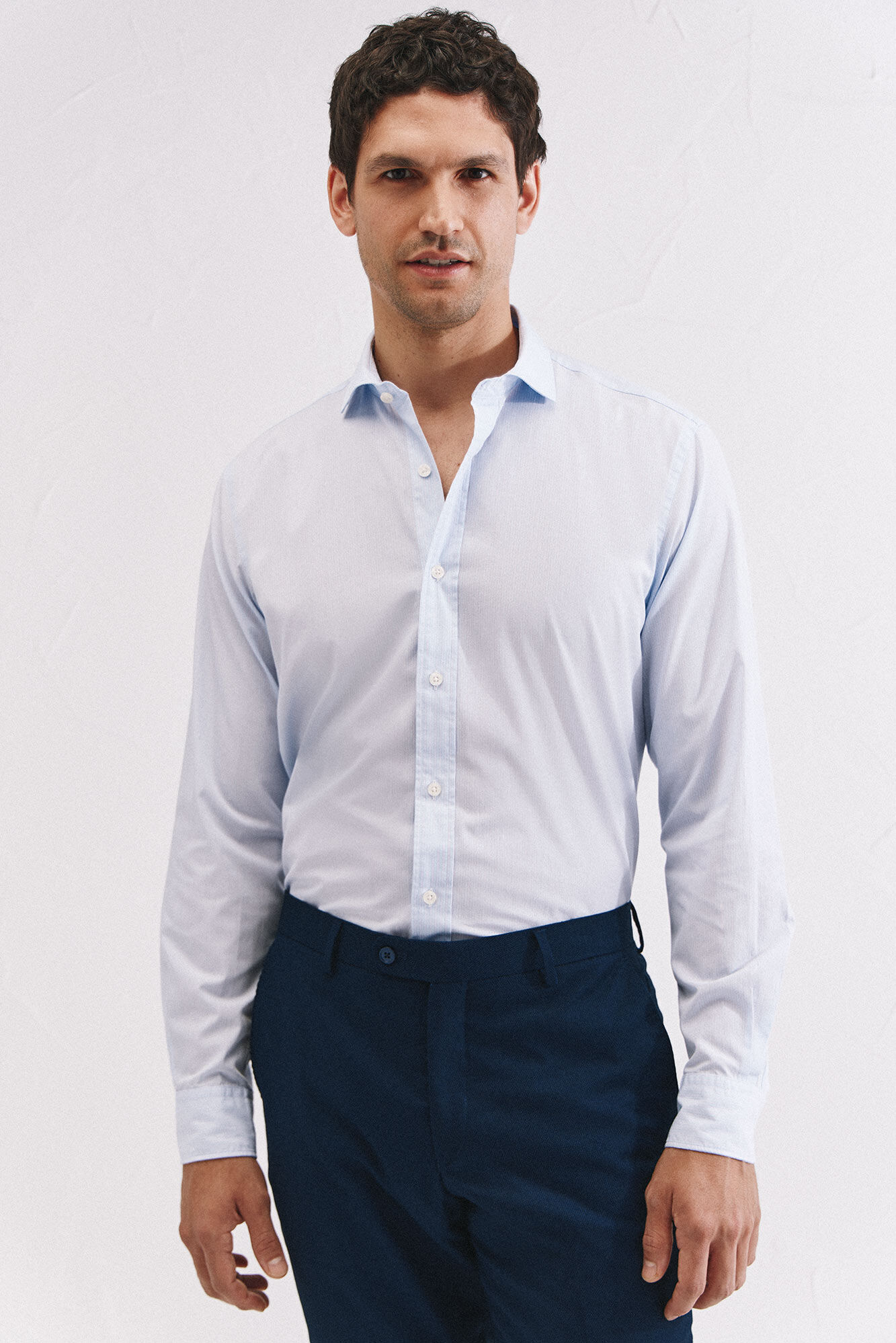 Cortefiel Camisa rayas algod&oacute;n