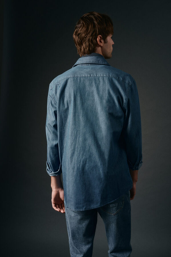 OOTO Camisa vaquera Azul