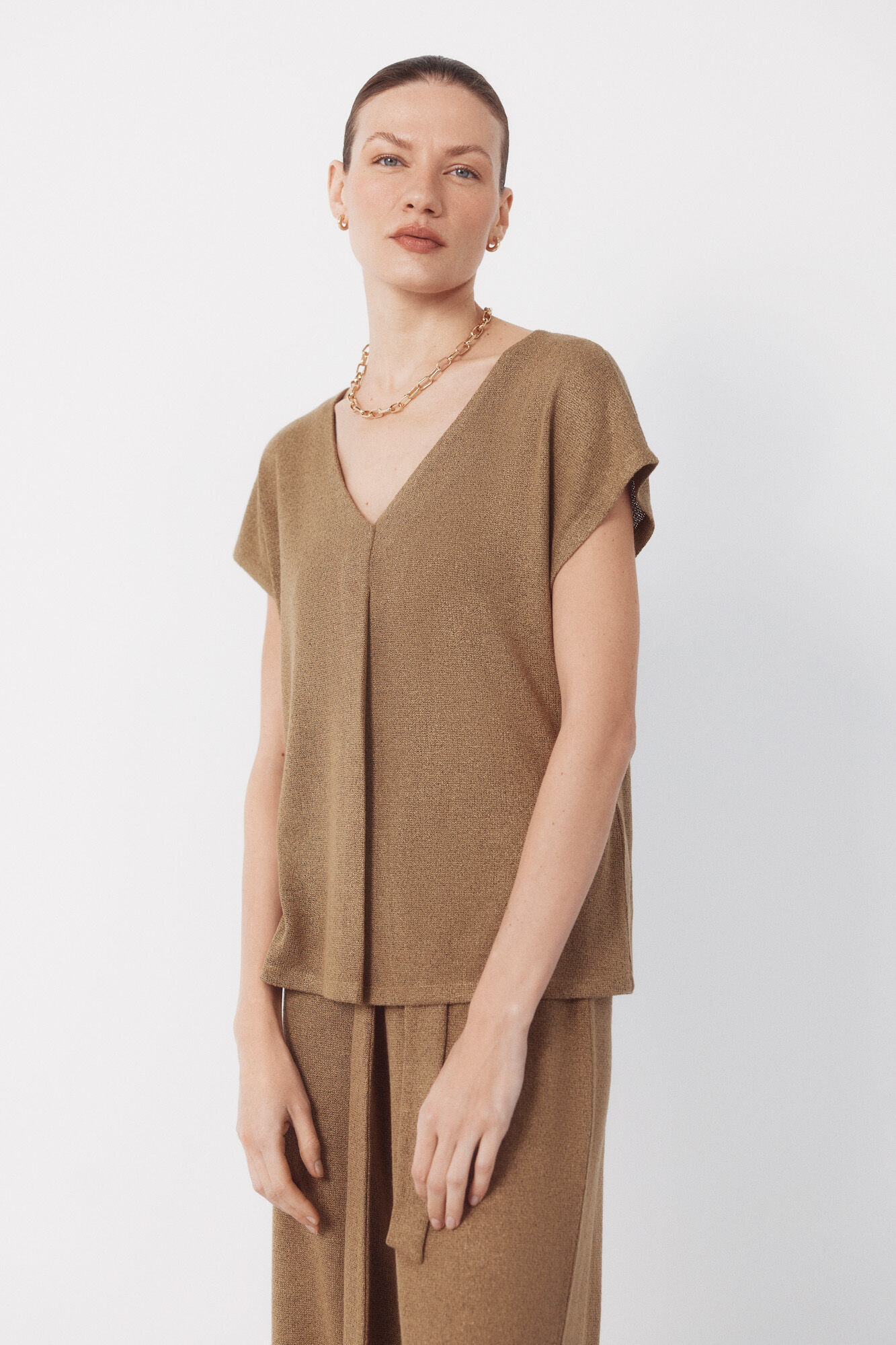 Cortefiel Playera aspecto r&uacute;stico