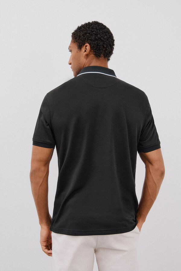 Cortefiel Polo coolmax&reg; Negro