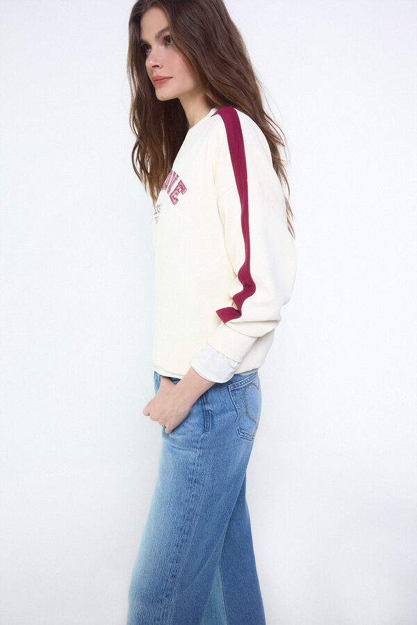 Slowlove Sudadera oversize slowlove Blanco