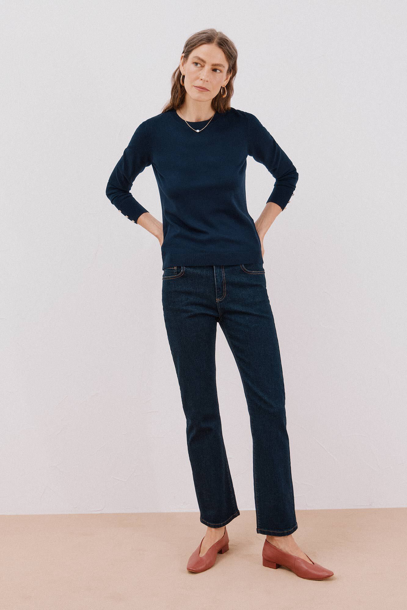 Cortefiel Su&eacute;ter de tejido fino