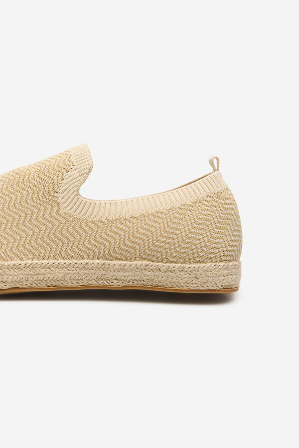 Cortefiel Alpargata tejido Beige