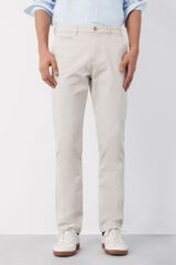 Cortefiel Pantal&oacute;n chino slim fit Beige