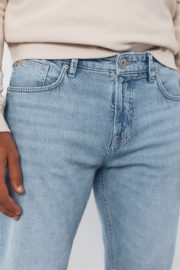 Cortefiel Pantal&oacute;n vaquero ligero regular fit Azul