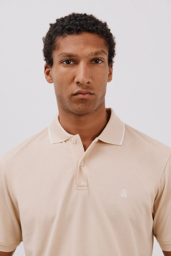 Cortefiel Polo coolmax&reg;  Beige