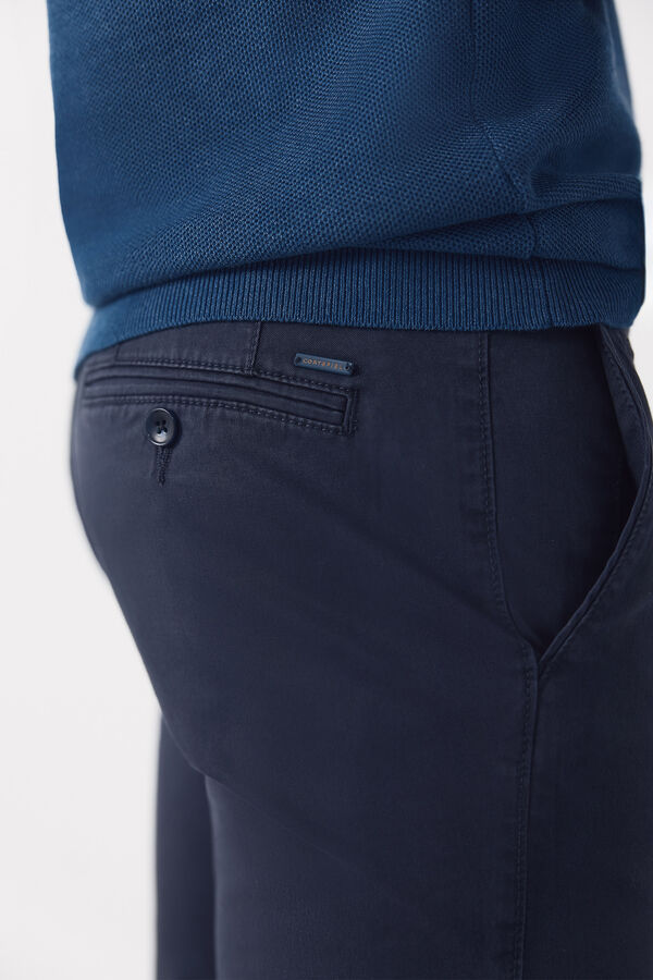 Cortefiel Pantal&oacute;n chino slim fit Azul marino