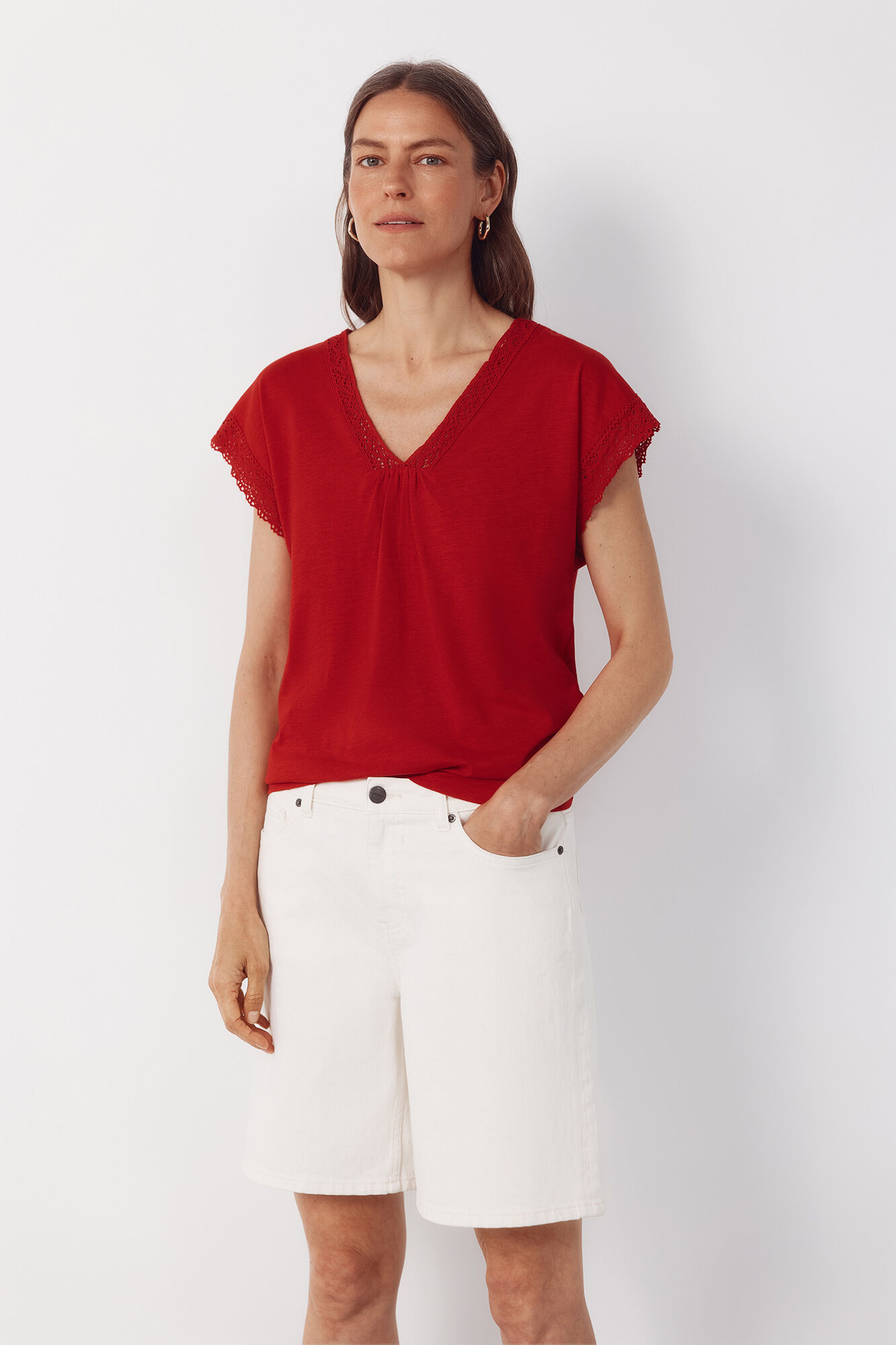 Cortefiel Playera slub pasamaner&iacute;a
