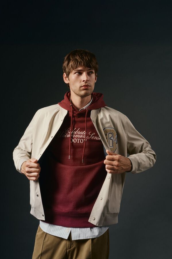 OOTO Cazadora bomber Beige