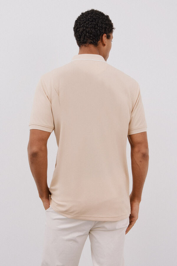 Cortefiel Polo coolmax&reg;  Beige