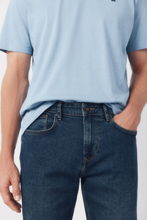 Cortefiel Pantal&oacute;n vaquero regular fit Azul