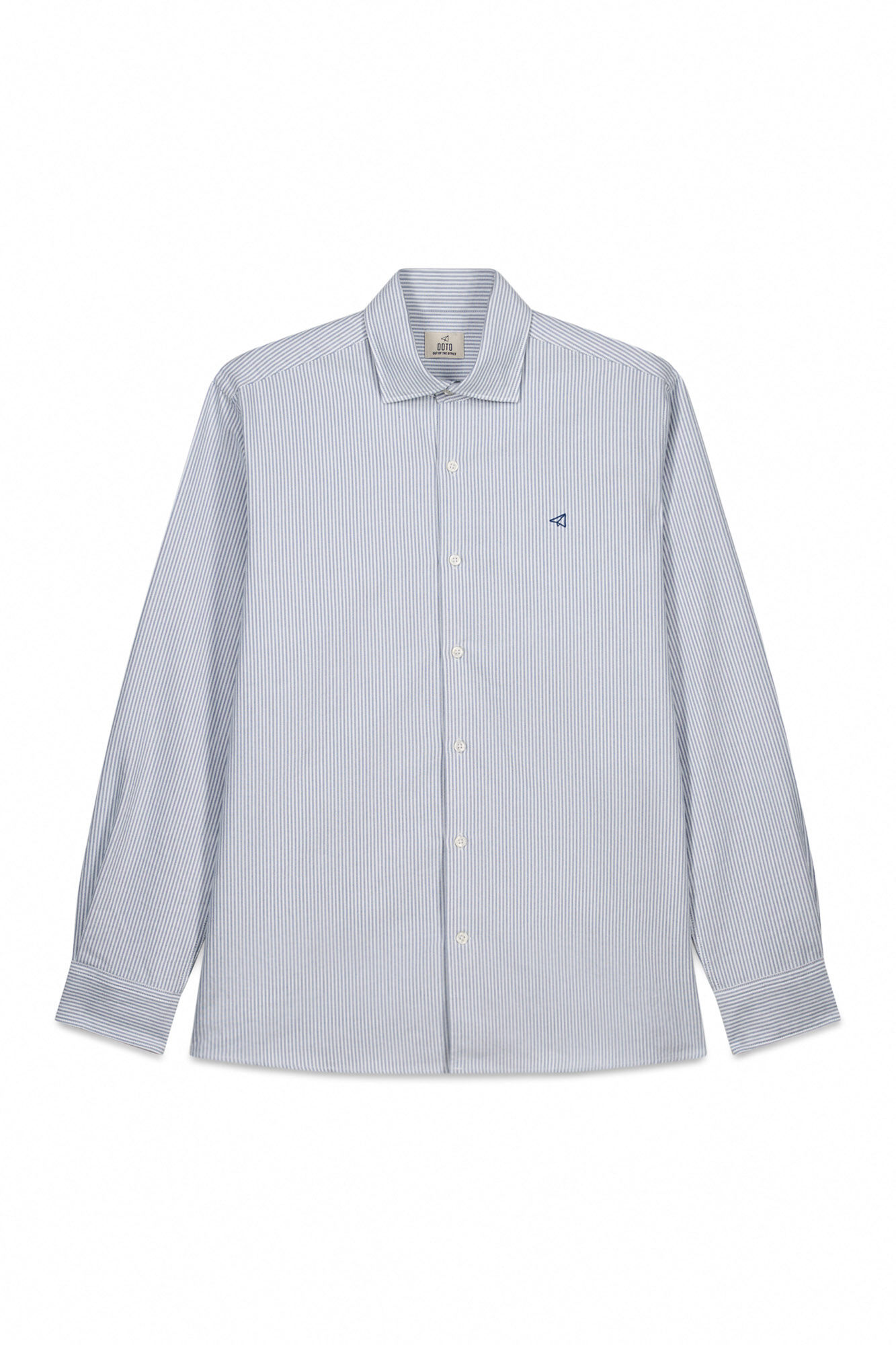 OOTO Camisa oxford raya candela manga larga