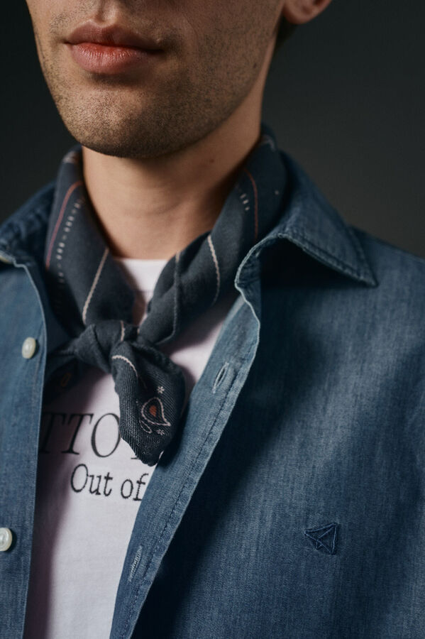 OOTO Camisa vaquera Azul