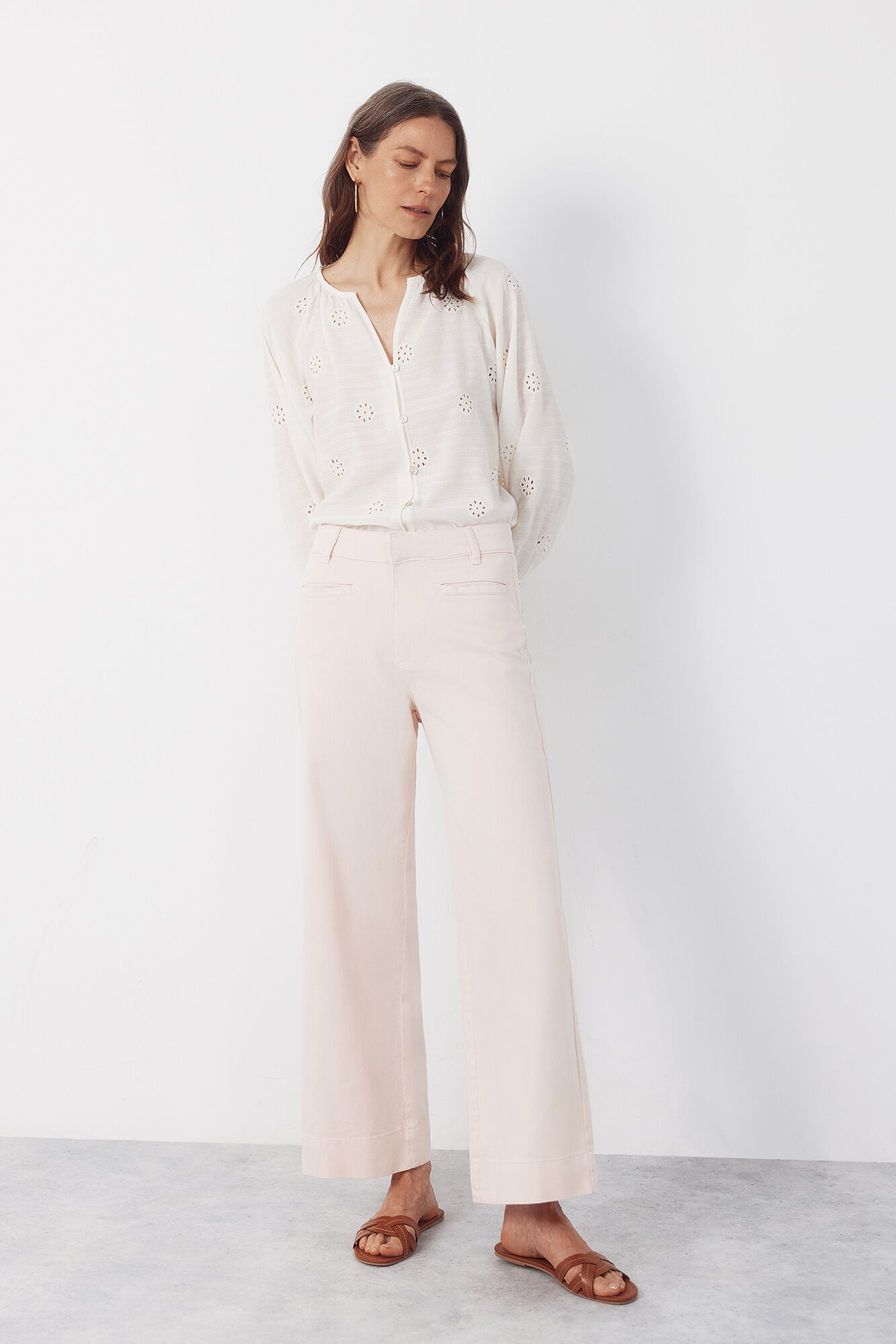 Cortefiel Pantalones con ribete