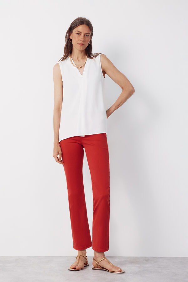 Cortefiel Jeans sensational jacquard Rojo
