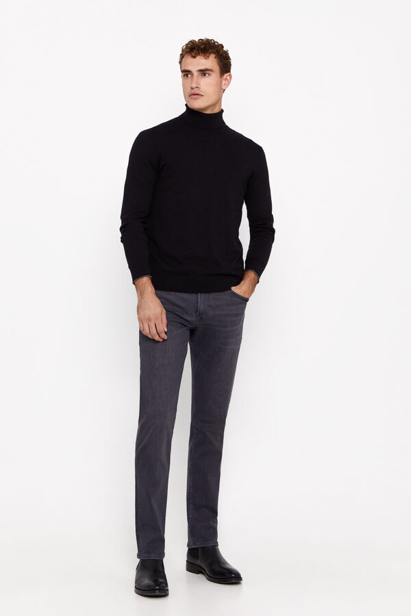 Cortefiel Pantal&oacute;n denim regular fit coolmax Gris