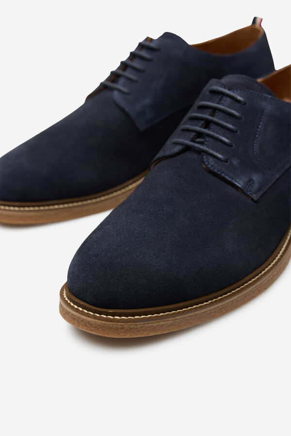 Cortefiel Zapato sport cordones Azul marino