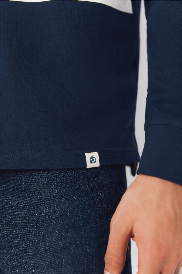 Cortefiel Polo rugby Azul marino