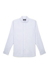 Cortefiel Camisa de vestir de rayas slim fit f&aacute;cil plancha Azul