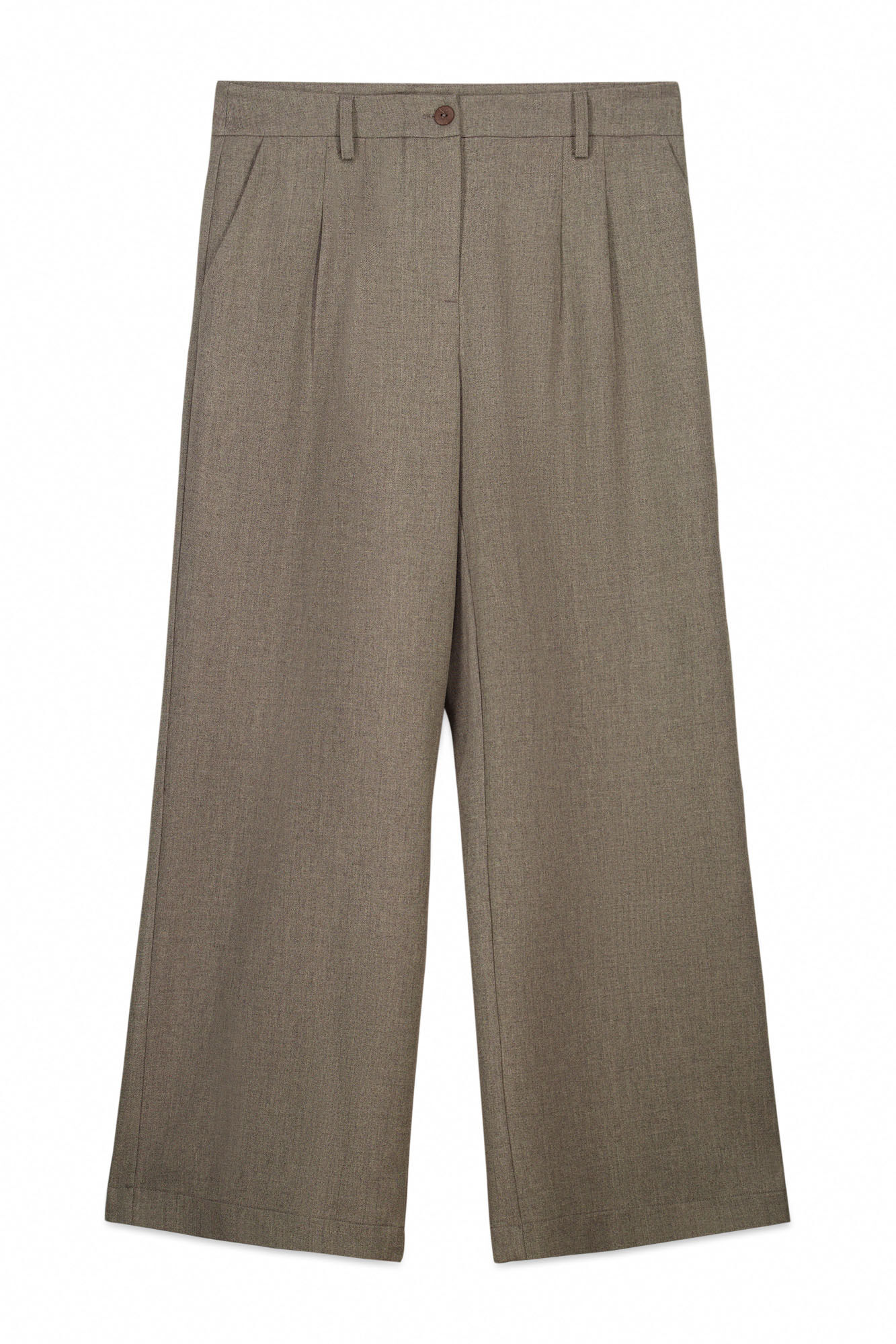 Slowlove Pantal&oacute;n recto con pinzas