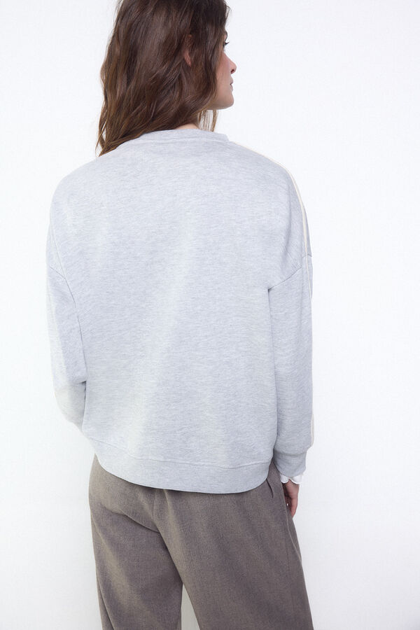 Slowlove Sudadera oversize slowlove Gris