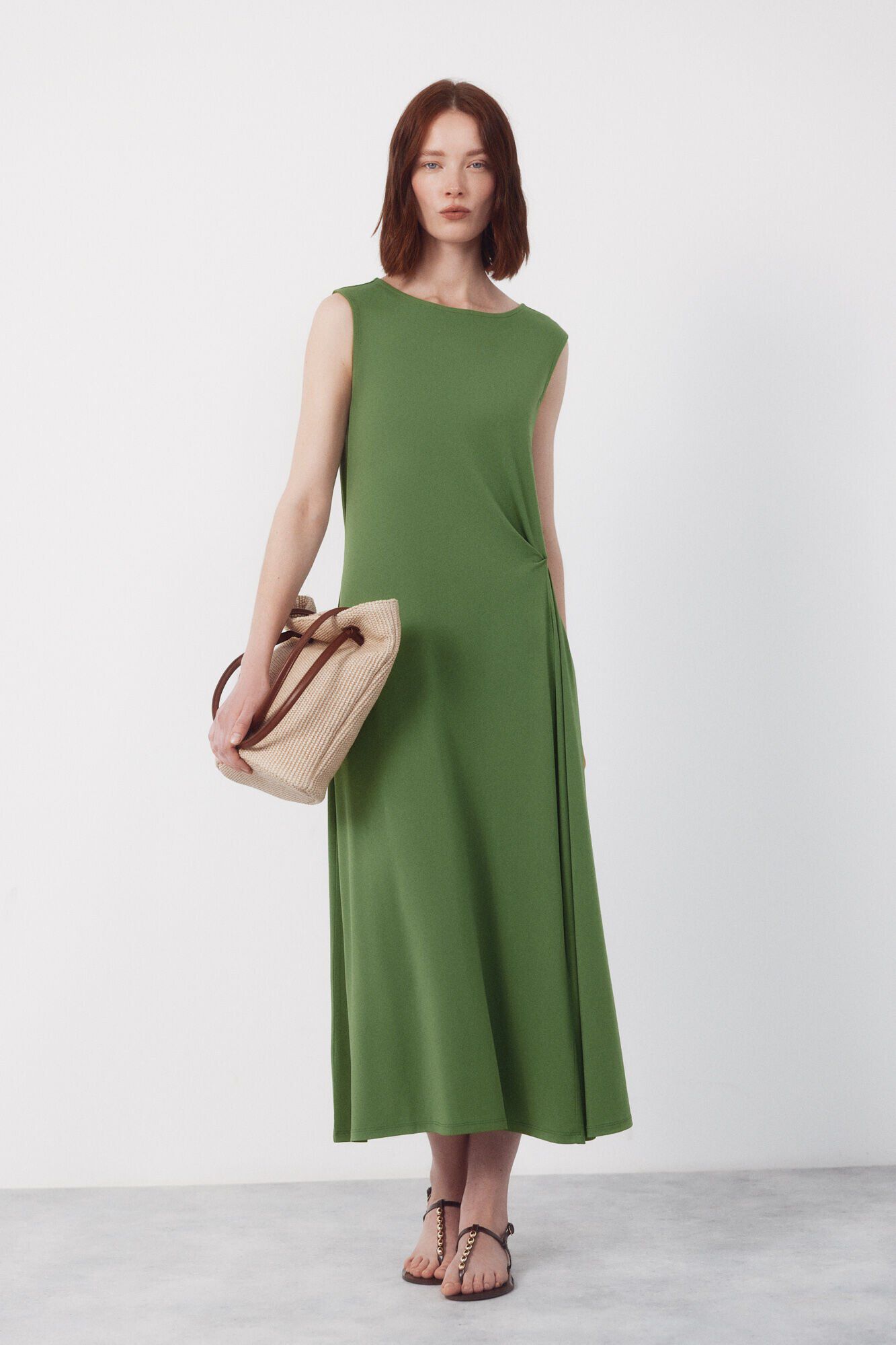 Cortefiel Vestido con nudo lateral