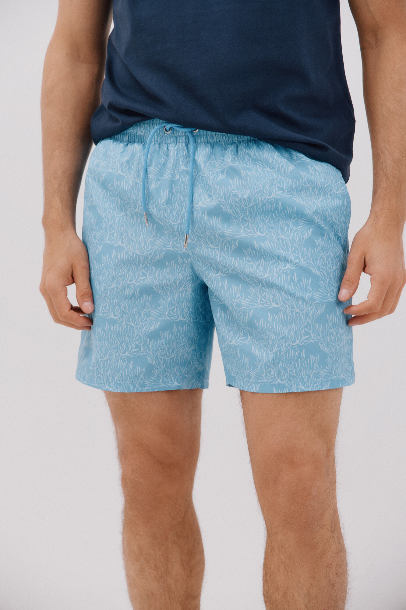 Cortefiel Ba&ntilde;ador estampado algas