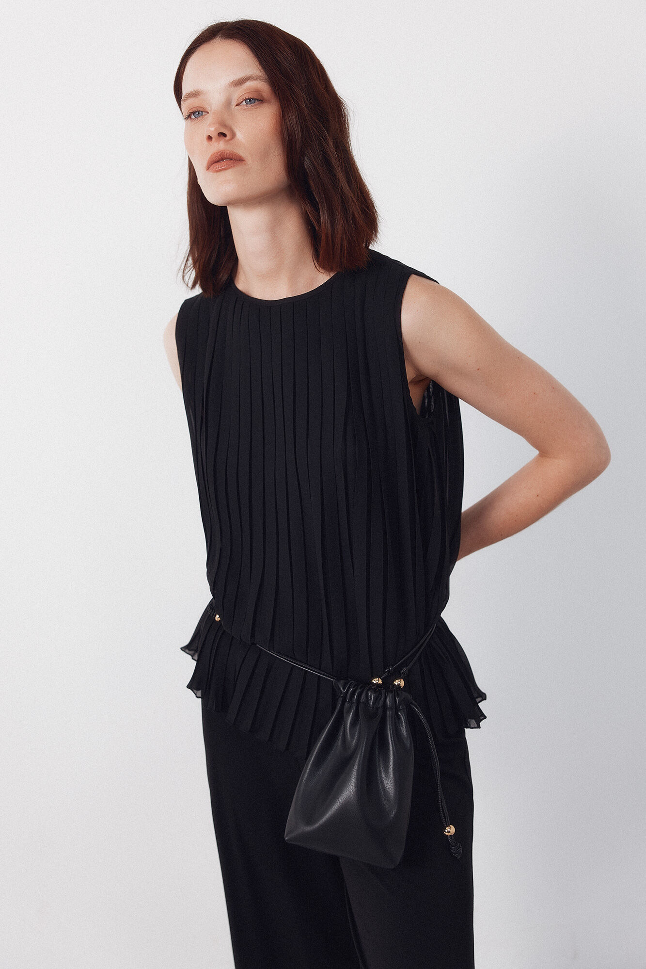 Cortefiel Blusa plisada
