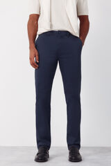 Cortefiel Pantal&oacute;n chino regular fit Azul marino