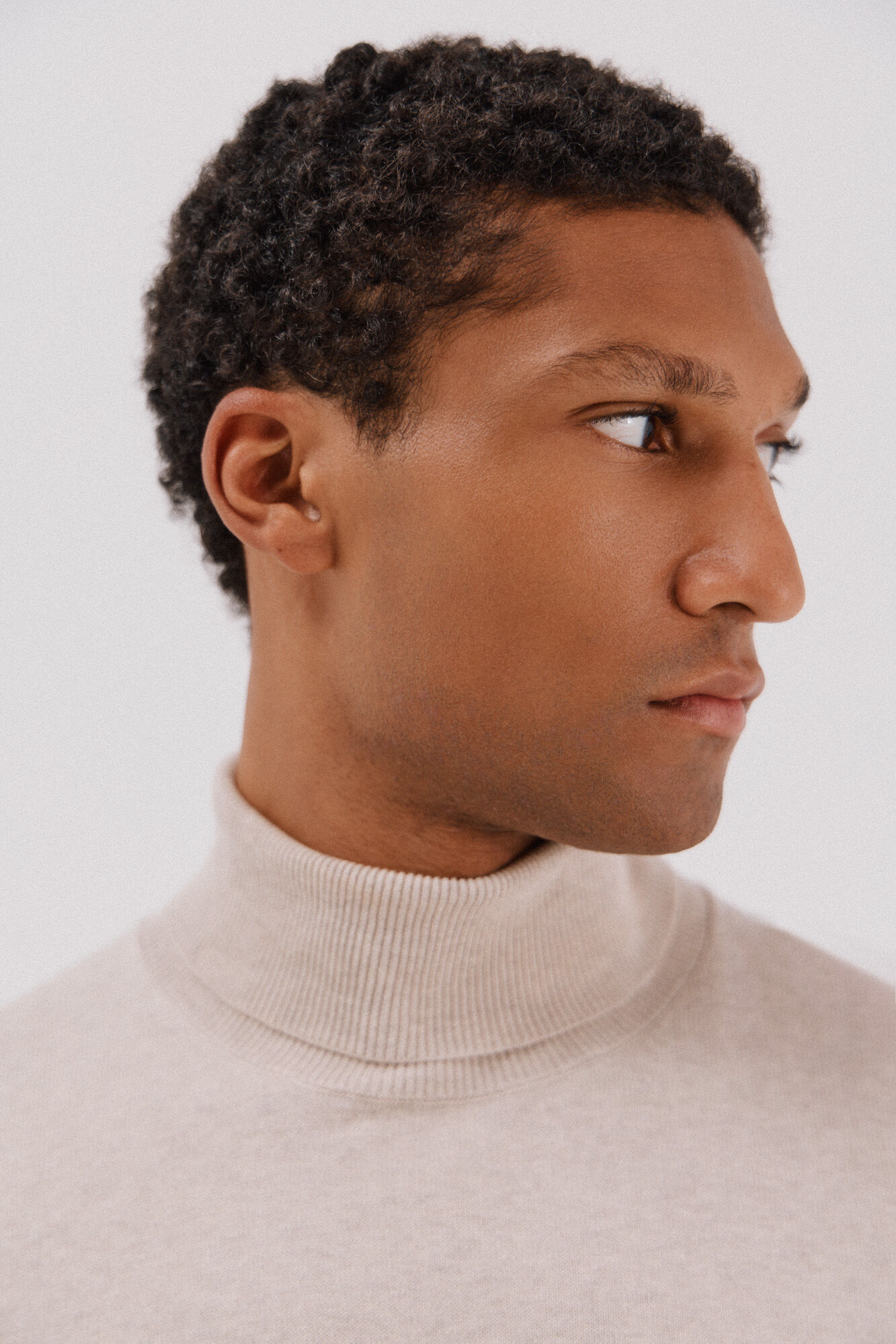 Cortefiel Su&eacute;ter algod&oacute;n cashmere cuello alto