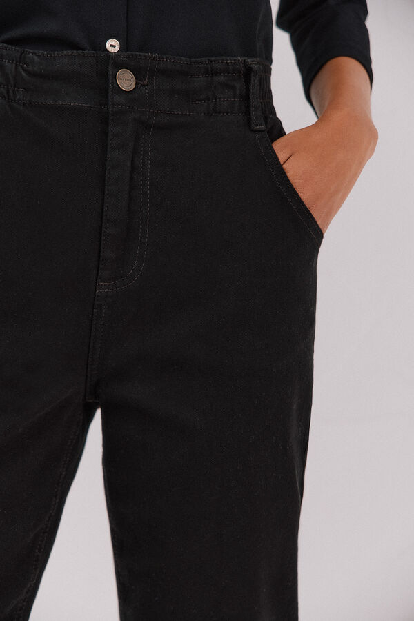 Cortefiel Jeans easy fit Negro