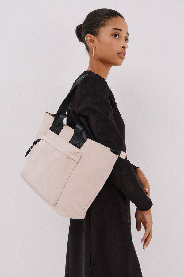 Cortefiel Bolsa shopper Beige