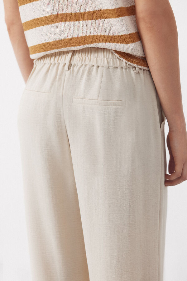 Cortefiel Pantal&oacute;n con textura Arena