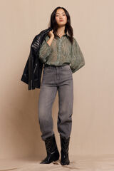 Slowlove Camisa estampada Estampado verde