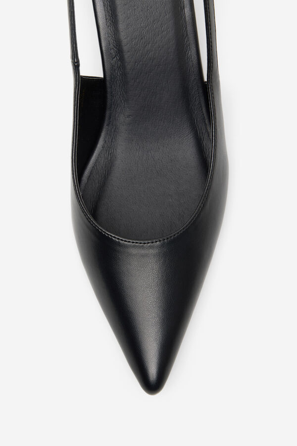 Cortefiel Zapato de sal&oacute;n destalonado Negro