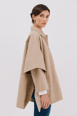 Cortefiel Capa de gabardina Beige