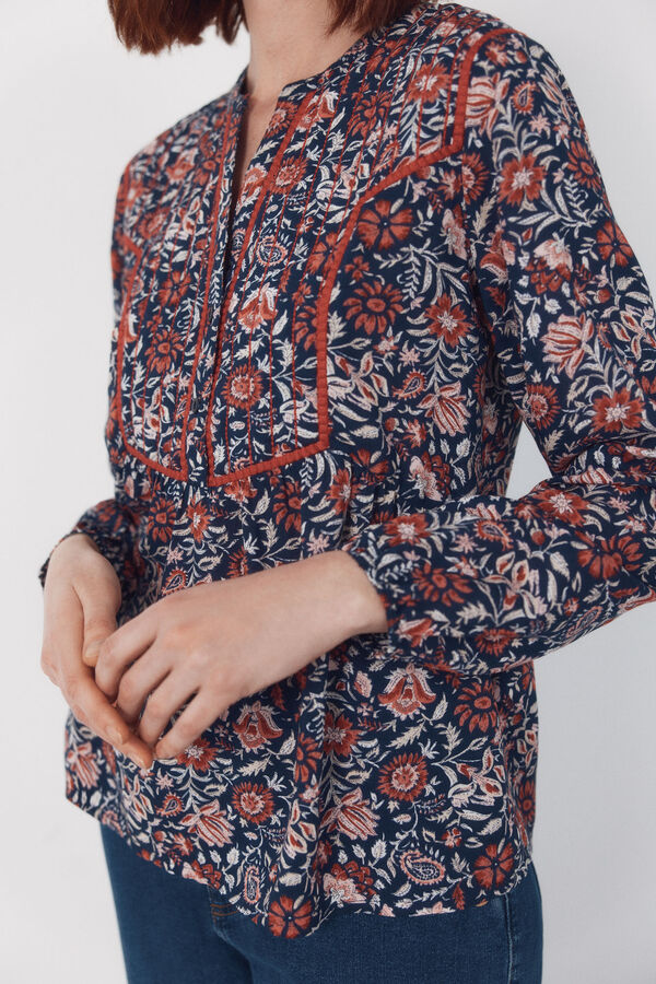 Cortefiel Blusa mao acolchada Multicolor