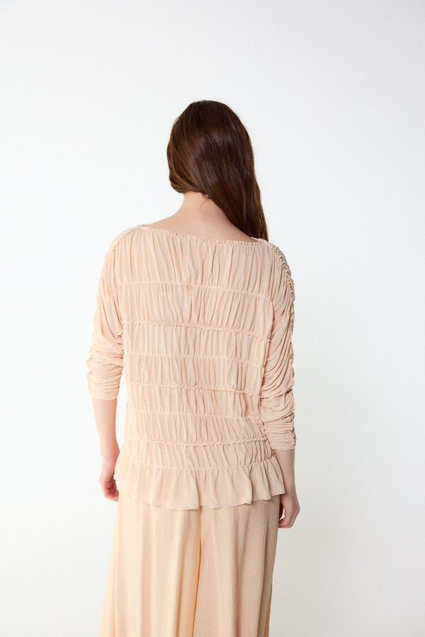 Slowlove Top con frunces Arena