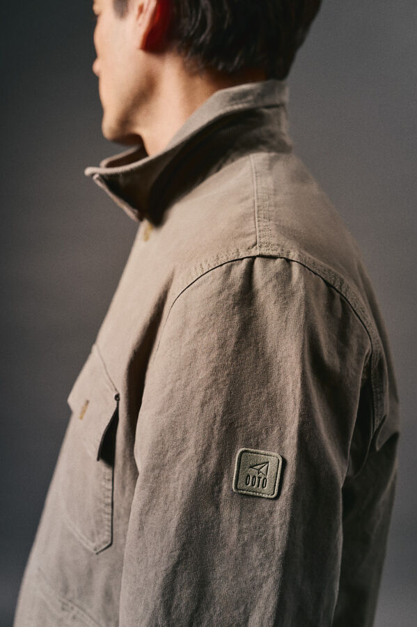 OOTO Cazadora worker cuello pana Kaki