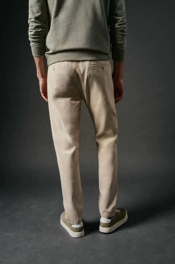 OOTO Pantal&oacute;n chino slim Beige