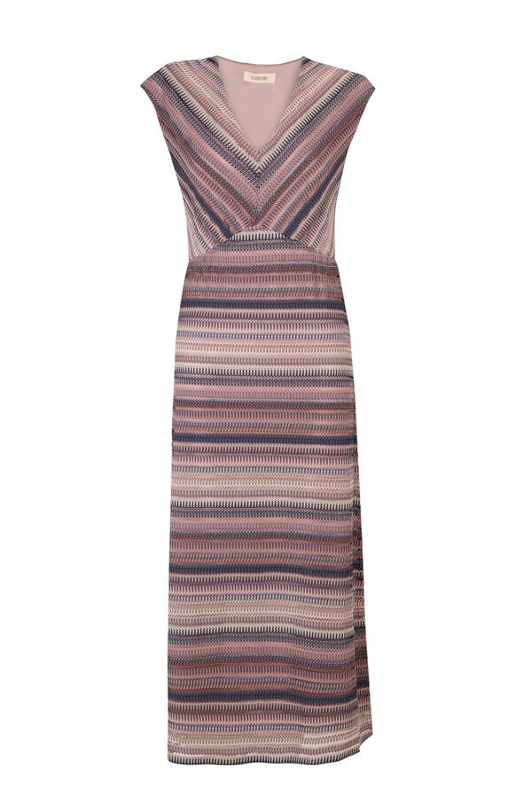 Slowlove Vestido de estructura multicolor Multicolor