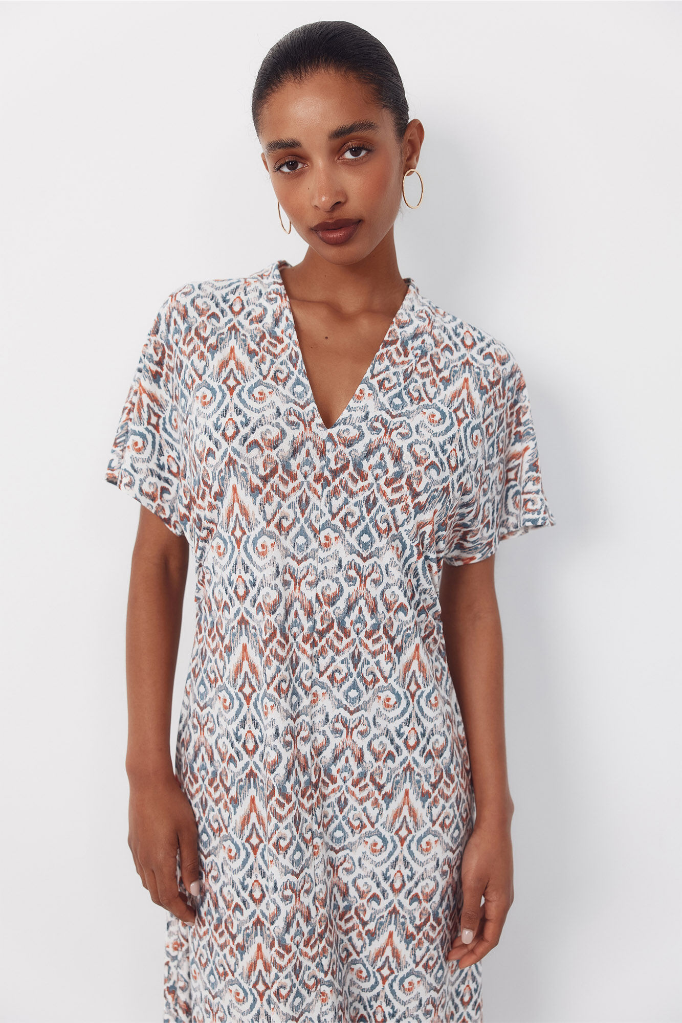 Cortefiel Vestido estampado
