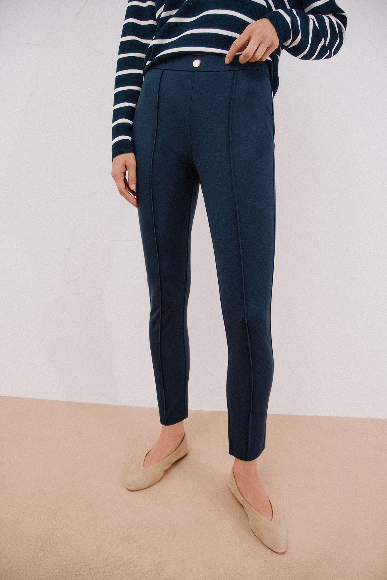 Cortefiel Legging de mujer de tejido