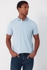 Cortefiel Polo piqu&eacute; Azul