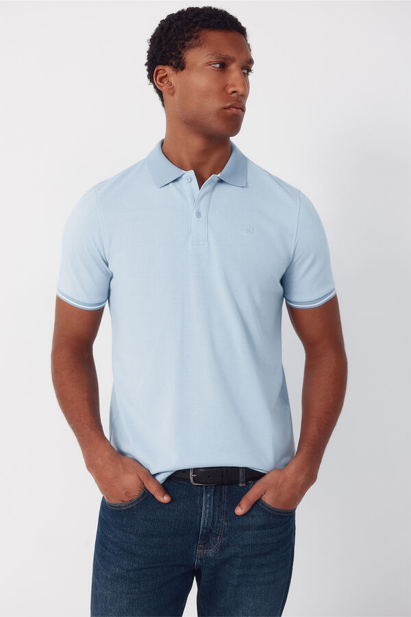 Cortefiel Polo piqu&eacute; Azul