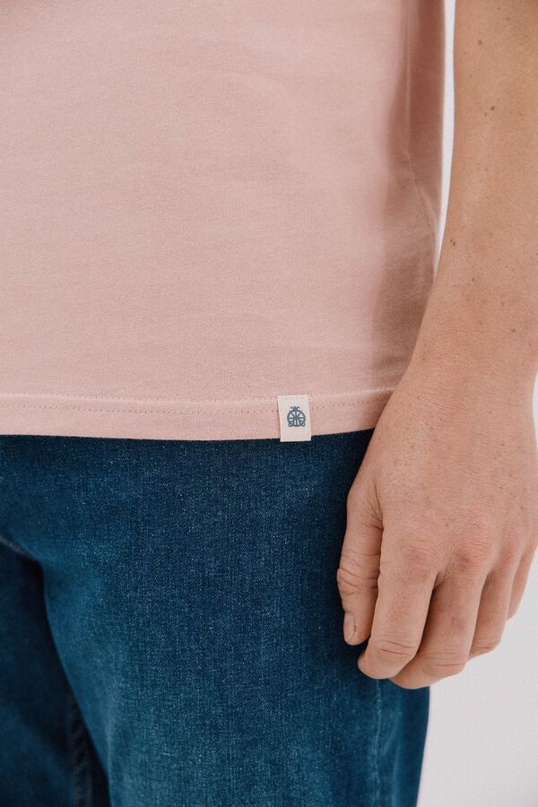 Cortefiel Camiseta b&aacute;sica Rosa