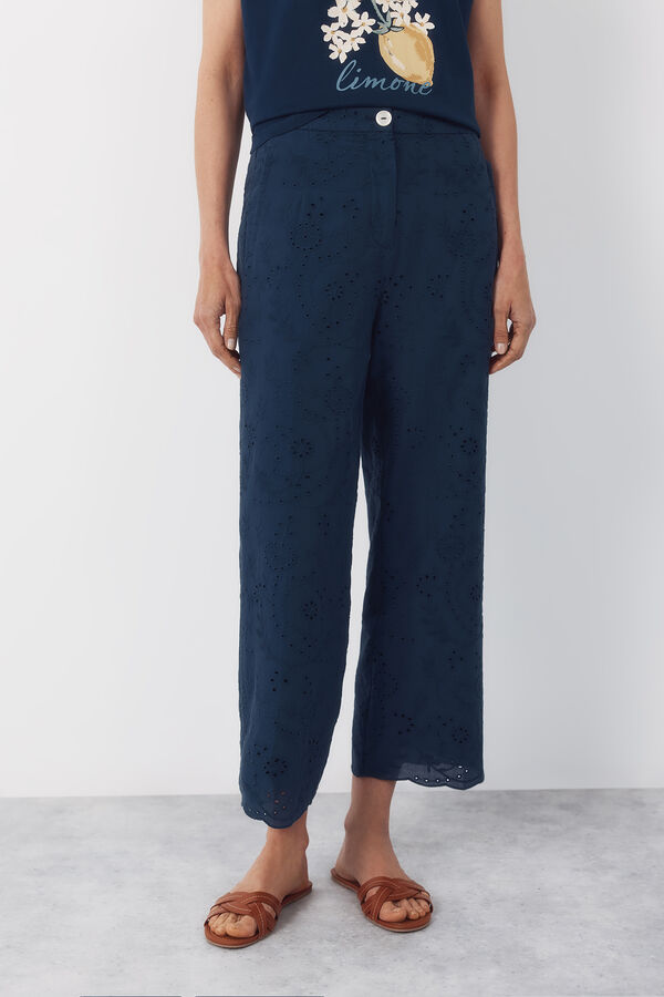 Cortefiel Pantal&oacute;n de sangalo Azul marino