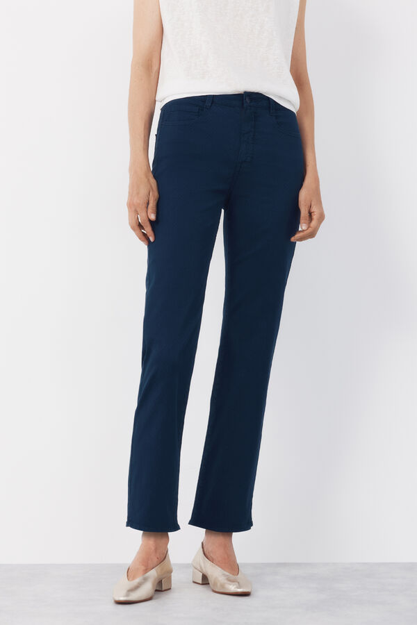 Cortefiel Jeans sensational jacquard Azul marino