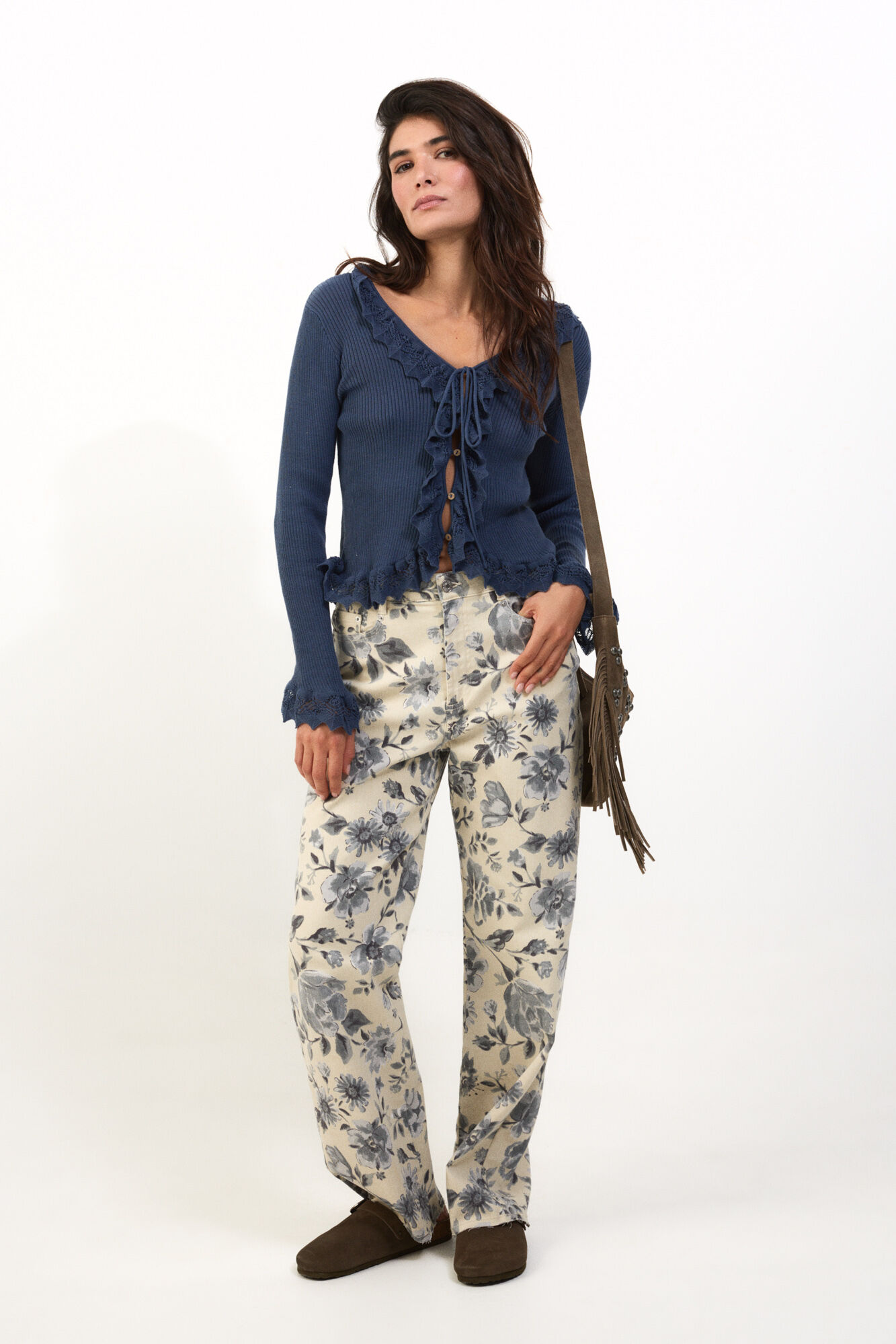 Slowlove Su&eacute;ter de punto con efecto degradado